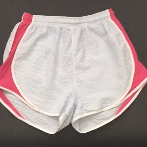 Shorties sear suckers and hot pink